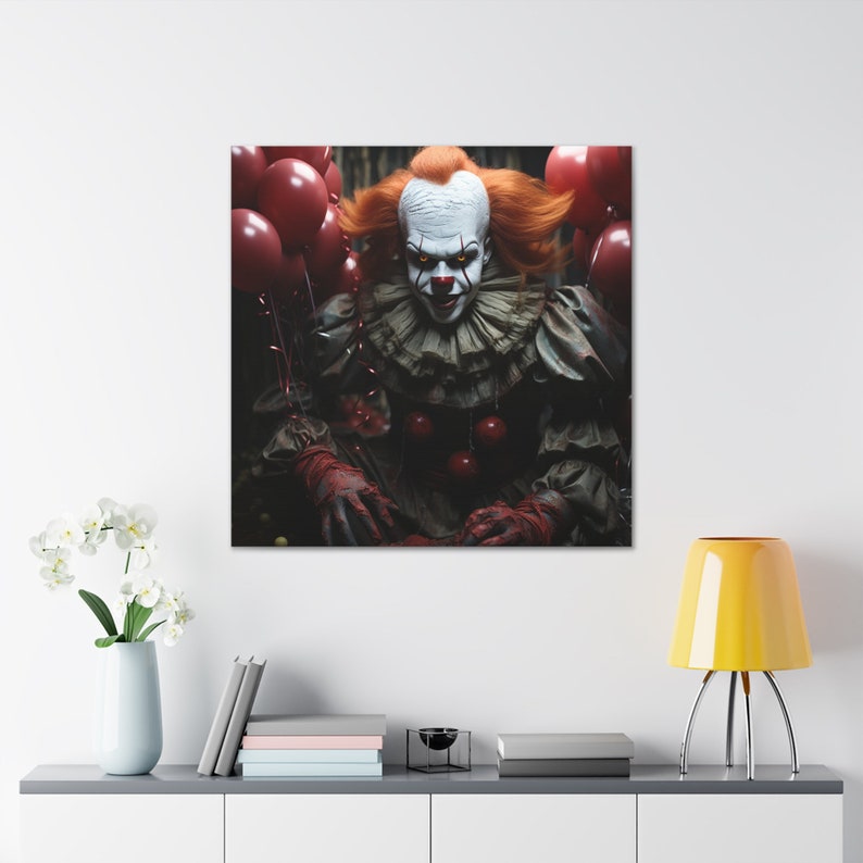 Pennywise Halloween Printable Art Digital Download Spooky Home Decor ...