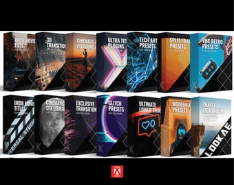 3000 Sound Effects, PR Presets, Video Materials, LUTs, Color Grading Presets Collection - FOUR Editors – Platinum Bundle: Complete All in 1