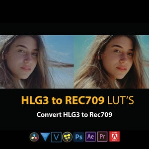 SONY HLG3 Picture Profile | HLG3 to REC709 | Perfect Colors, Color Correct, Color Grade, hlg LUTs, Lut | for SONY Alpha Cameras