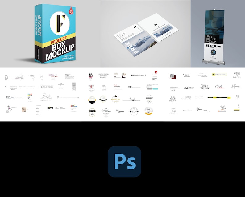 130000 Adobe Photoshop Assets Bundle Package Assets, Actions, Shapes, Gradients, Brushes, Light Effect, Elements and more image 3