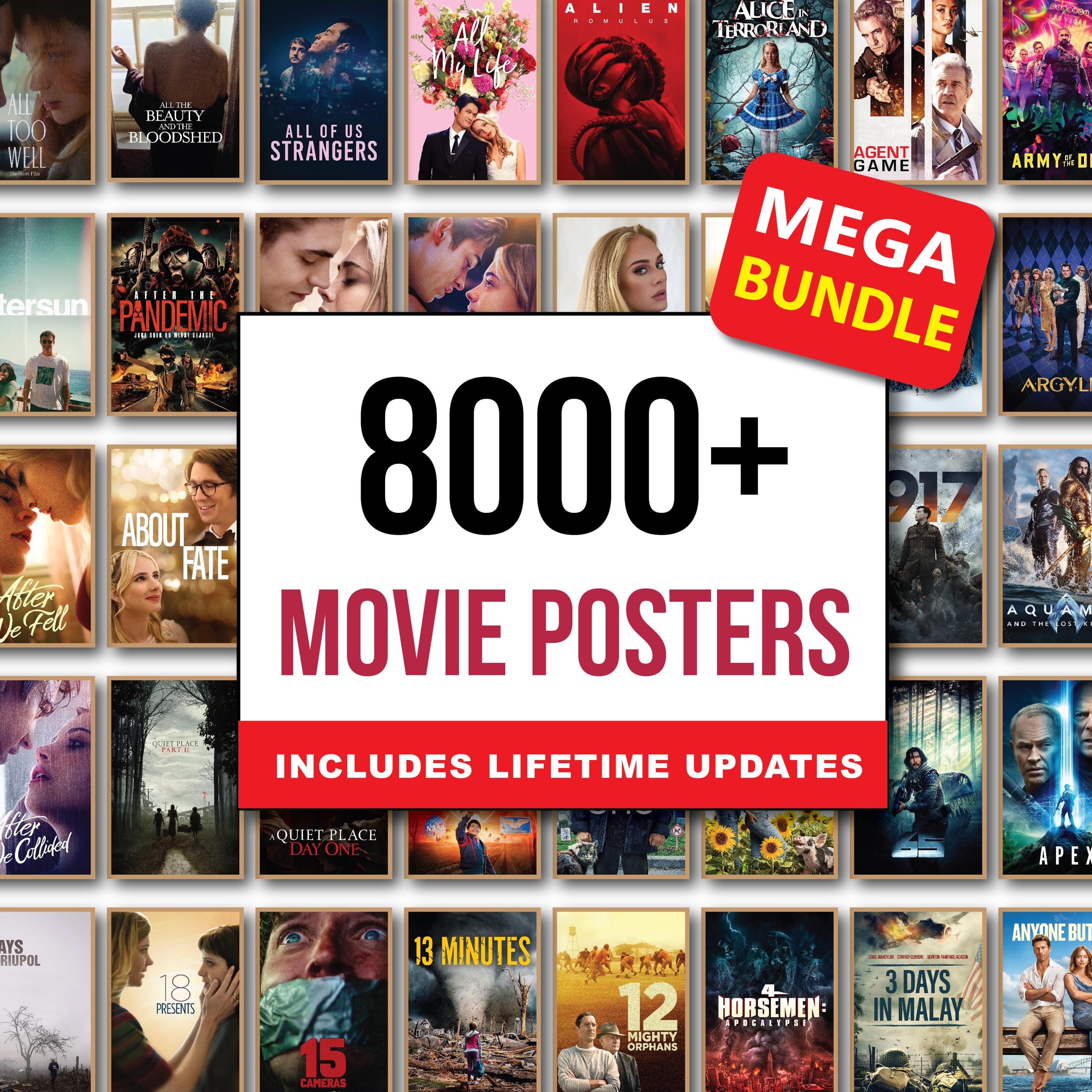 8000+ Movie Posters Collection: High-resolution Digital