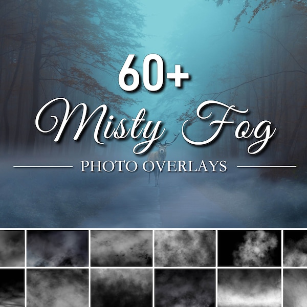 60+ Fog Overlay | Misty Fog, Images, Png, Blending Mode, Overlay Image, Foggy, Mist, Haze | for Photographers and Adobe Photoshop