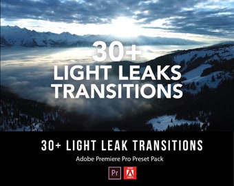 Light Leak Transition Pack Preset | Video Overlay, Transitions, Packs, Presets, Footages,  Ray, Sun light, Flare | for Adobe Premiere Pro