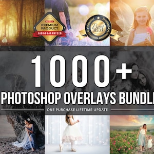 1000+ PHOTOSHOP OVERLAY Mega Bundle | Photo Bokeh Dust, Bokeh Lights, Snow, Light Rays, Christmas, Wedding Bokeh, Bubbles and many more