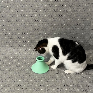 Interactive Cat Treat Hole Dispenser Toy (Smaller Size) – 3D Printed Enrichment Feeder | Fun Mental Stimulation for Cats