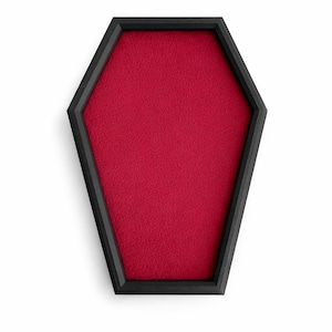 Coffin Dice Rolling Tray – Mit Filz ausgekleidetes 3D Würfelbrett für D&D und RPG Spiele