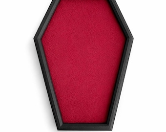 Coffin Dice Rolling Tray – Felt-Lined 3D Printed Tray for D&D and RPG Games