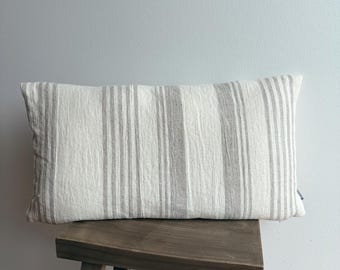 Sienna Linen Striped Cushion