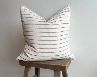 Amara Linen Striped Cushion