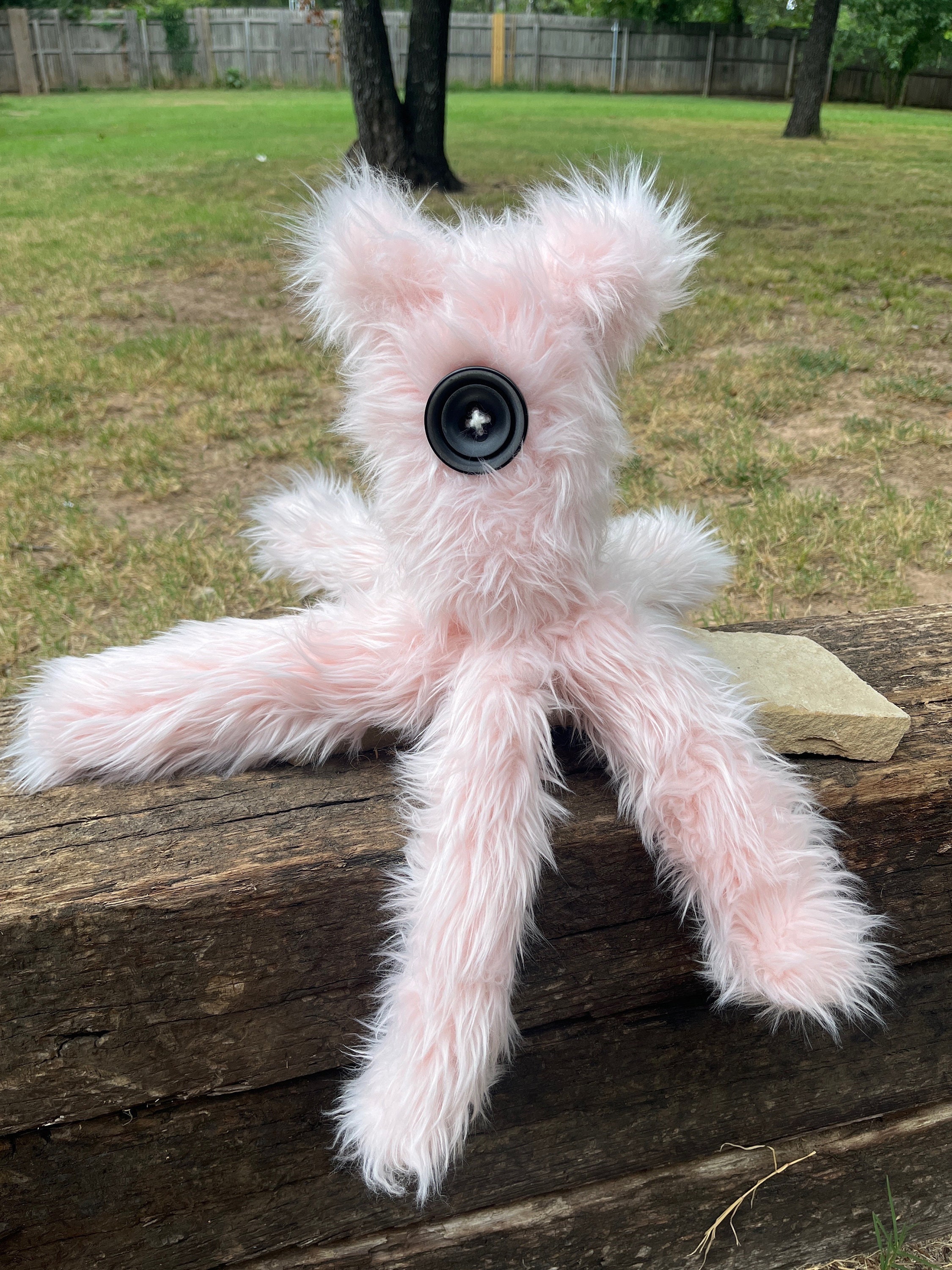 Coraline Inspired Fuzzy Squid Plush