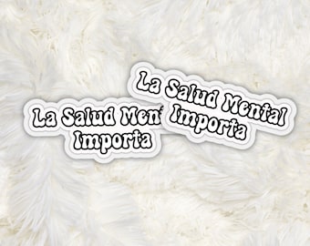 La Salud Mental Sticker, La Salud Mental, Mental Health Matters, Salud Mental, Mental Health Sticker, School Psychologists, Counselor Gifts