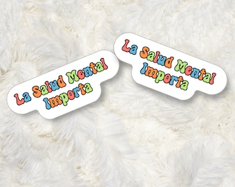 La Salud Mental Sticker, La Salud Mental, Mental Health Matters, Salud Mental, Mental Health Sticker, School Psychologists, Counselor Gifts