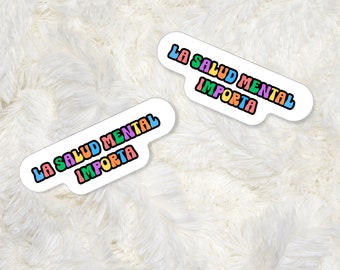 La Salud Mental Sticker, La Salud Mental, Mental Health Matters, Salud Mental, Mental Health Sticker, School Psychologists, Counselor Gifts