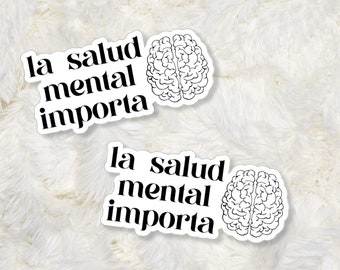 La Salud Mental Sticker, La Salud Mental, Mental Health Matters, Salud Mental, Mental Health Sticker, School Psychologists, Counselor Gifts
