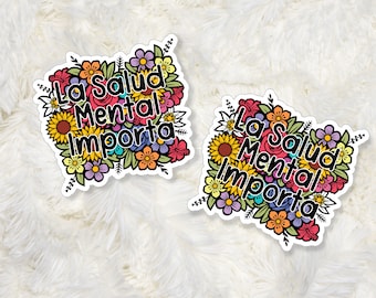 La Salud Mental Sticker, La Salud Mental, Mental Health Matters, Salud Mental, Mental Health Sticker, School Psychologists, Counselor Gifts