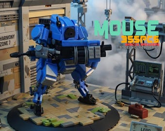 Brecca Breakers Mouse Steelwolves MOC Titanfall Mech Building Blocks