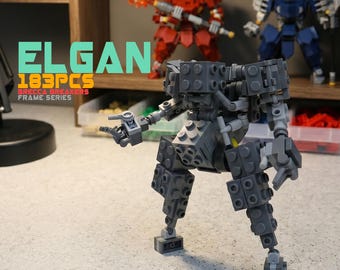Instrukcje | Brecca Breakers Frame Elgan Robot Building Blocks MOC