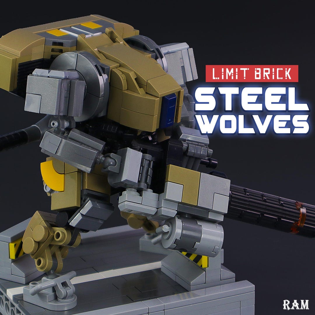 Building Blocks Mechs LimitBrick Steelwolves Ram MOC Titanfall Mech Building Blocks - Etsy France
