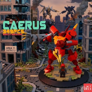 Brecca Breakers Caerus MOC Code Geass Mech Building Blocks