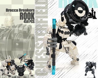 Brecca Breakers Rook Chessterfields Building Blocks MOC Brick Robot Mech