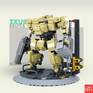 Brecca Breakers Zeus MOC Front Mission Mech Building Blocks
