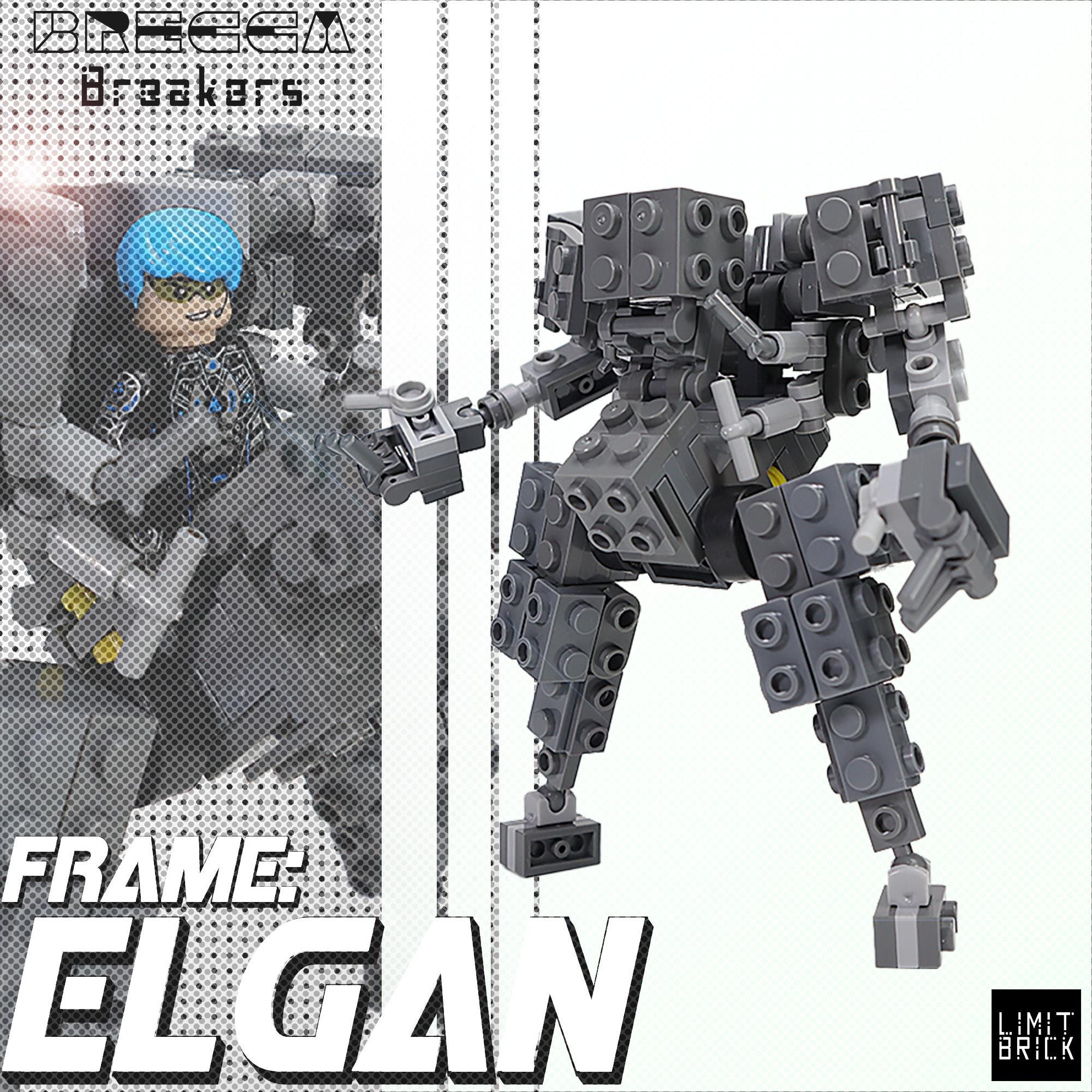 Instructions Brecca Breakers Frame Elgan Robot Building Blocks MOC