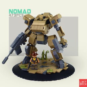 Brecca Breakers Nomad MOC Front Mission Mech Building Blocks