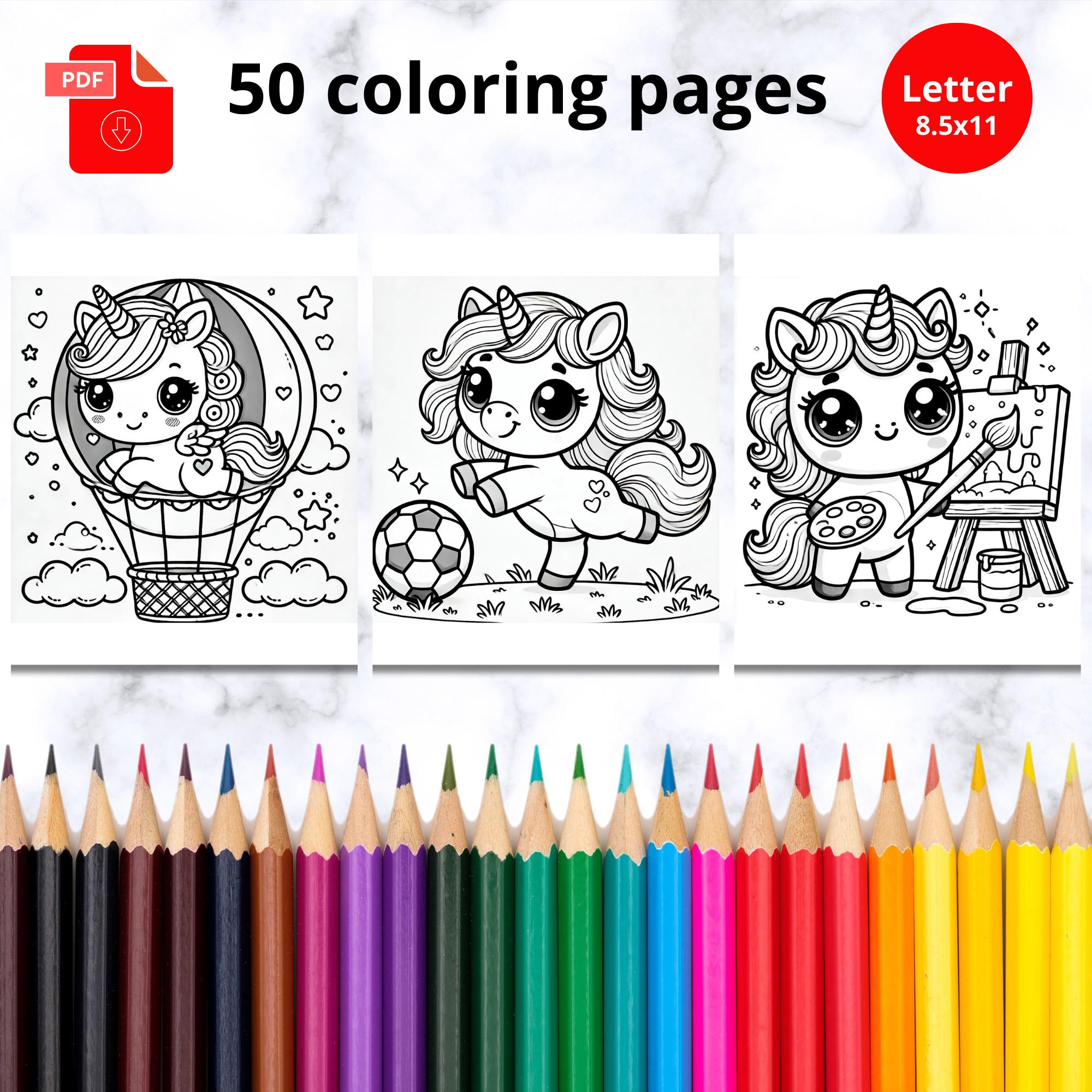 baby unicorn coloring pages – Image 7