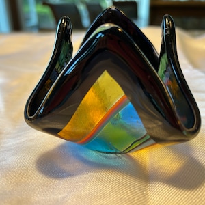 MCM, glass art, tiny bowl