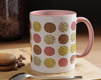 Taza de Pan Dulce / Conchas / Pan Dulce / Regalo para amigos y familiares / Regalo para mamá / Taza de café decorativa / 11oz