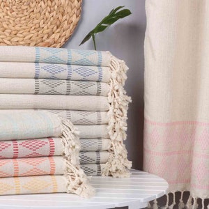 Toalha de linho Kilim Design, Toalha de praia turca, Toalha de presente para madrinha de casamento, Presente personalizado, Presentes personalizados, Presente personalizado para ele,