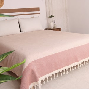 200 x 260 cm Baumwolldecke, personalisierte Geschenke, gewebte Decke, Diamantdecke, Hochzeitsgeschenke, Geschenk für Zuhause,