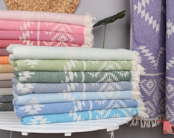 Cotton Kilim Towel, Bachelorette Gifts, Bachelor Gifts, Personalized Wedding Gift, Boyfriend Gift, Wedding Gifts Towel, Baby Boy Gift,