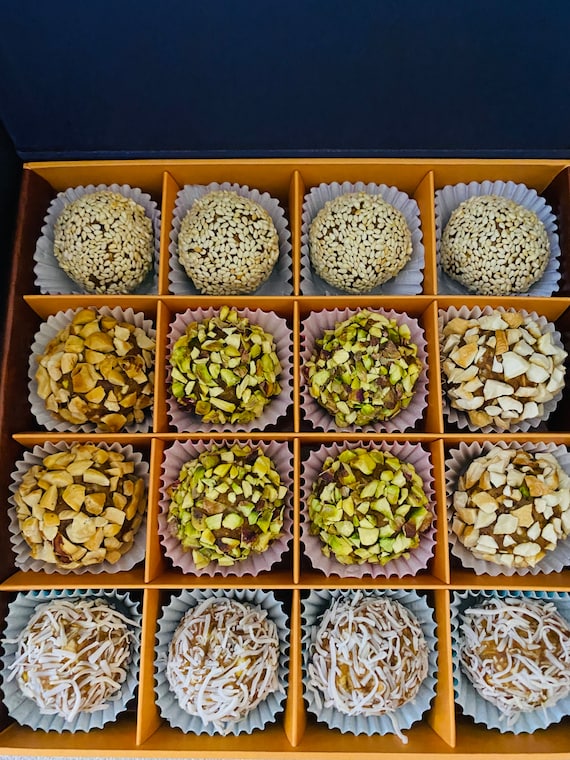 Date paste mixed withnuts , energy food, sweet flavor , assorted flavors, wedding flavors, The Best Gift for Loved Ones.