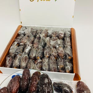 Ausgefallene palästinensische Medjool Datteln (5 lbs) - einzeln verpackt, frisch & süß