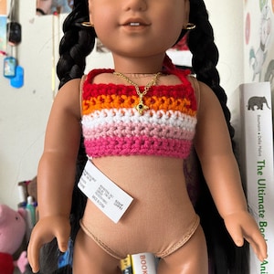 Crocheted Crop Top | Fits American Girl Dolls and Other 18-Inch Dolls