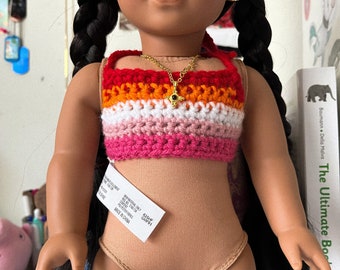 Crocheted Crop Top | Fits American Girl Dolls and Other 18-Inch Dolls