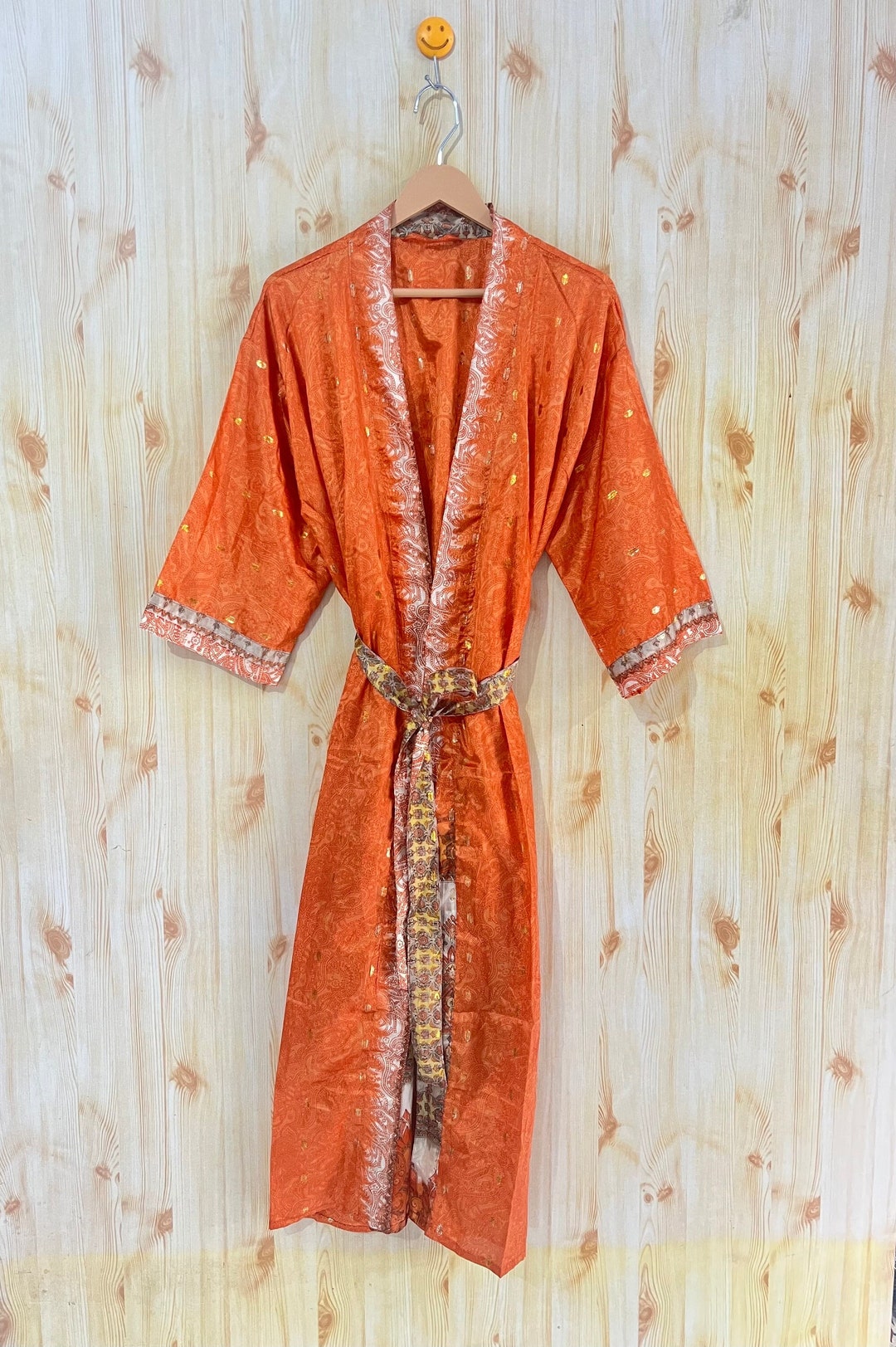 100 Handmade Silk Kimono Robelong Silk Kimonbridesmaid Etsy