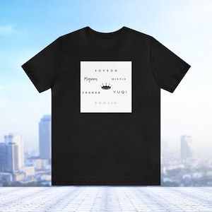 I-DLE Shirt | Neverland | Kpop | Merch | Miyeon | Minnie | Soyeon | Yuqi | Shuhua | QueenCard | Soojin | Gift | K-pop | Unisex | Tees | Art