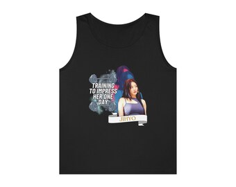 Zweimal Jihyo Heavy Tank Top | Einmal | Kpop | Jeongyeon | Nayeon | Momo | Sana | Mina | Tzuyu | Chaeyoung | Dahyun | Mit You-th | Training