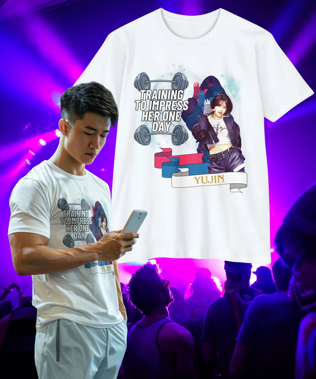 IVE Yujin Shirt | DIVE | Kpop | Gift | Art | K-pop | Unisex | Tees
