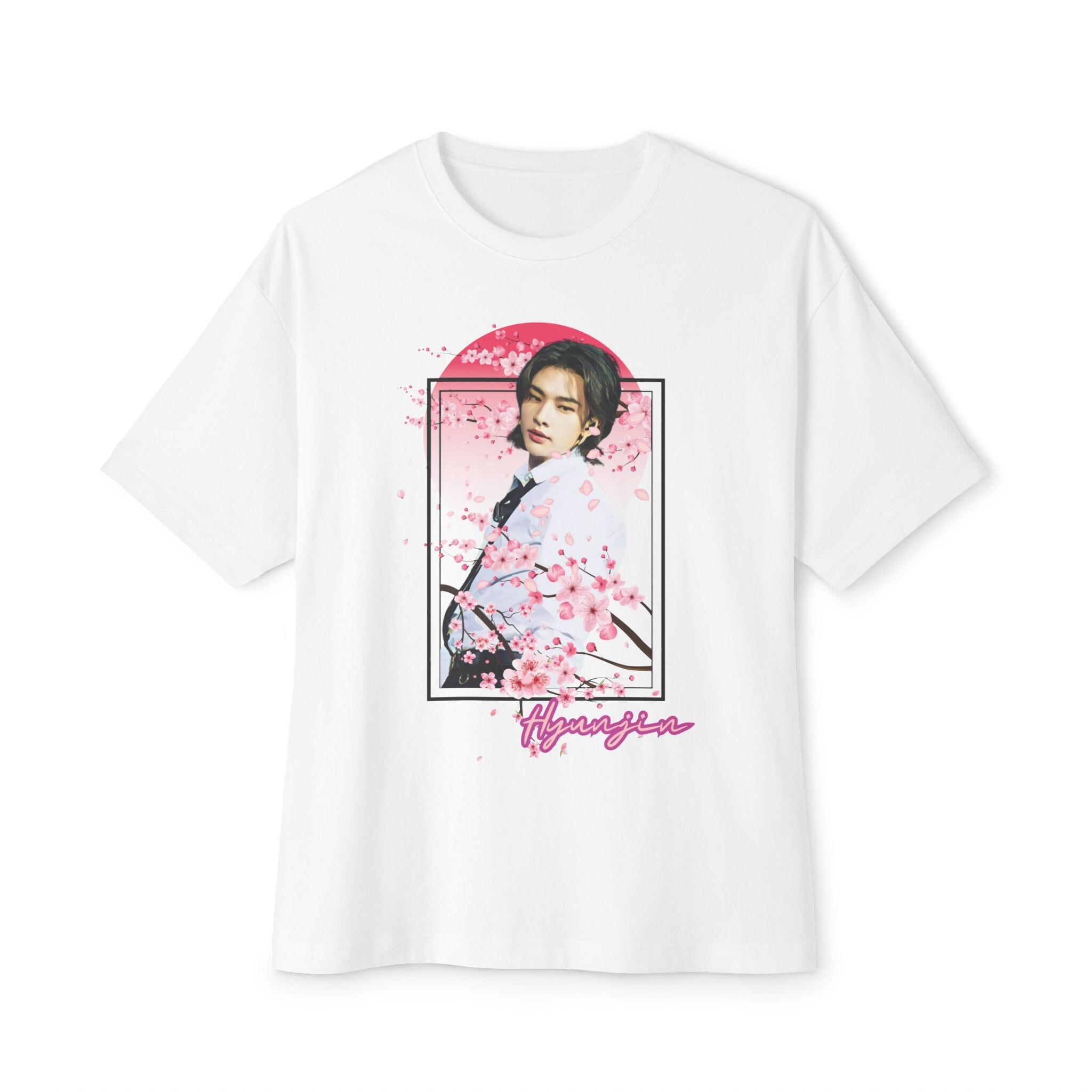 Stray Kids Hyunjin Oversized Boxy Tee | SKZ | STAY | Blossom