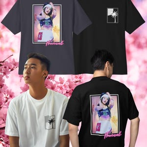 Kiss of Life Haneul Oversized Boxy Shirt | Kissy | Julie | Natty | Belle | Kpop | Gift | K-pop | Unisex | Artistic | Casual | Street Wear
