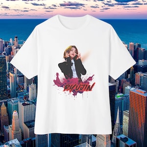 ITZY Ryujin Oversized Boxy Shirt | MIDZY | Chaeryeong | Yuna | Lia | Yeji | Stilvoll | Bruchsicher | Kpop | Geschenk | Kunst | K-Pop | Unisex | Tee