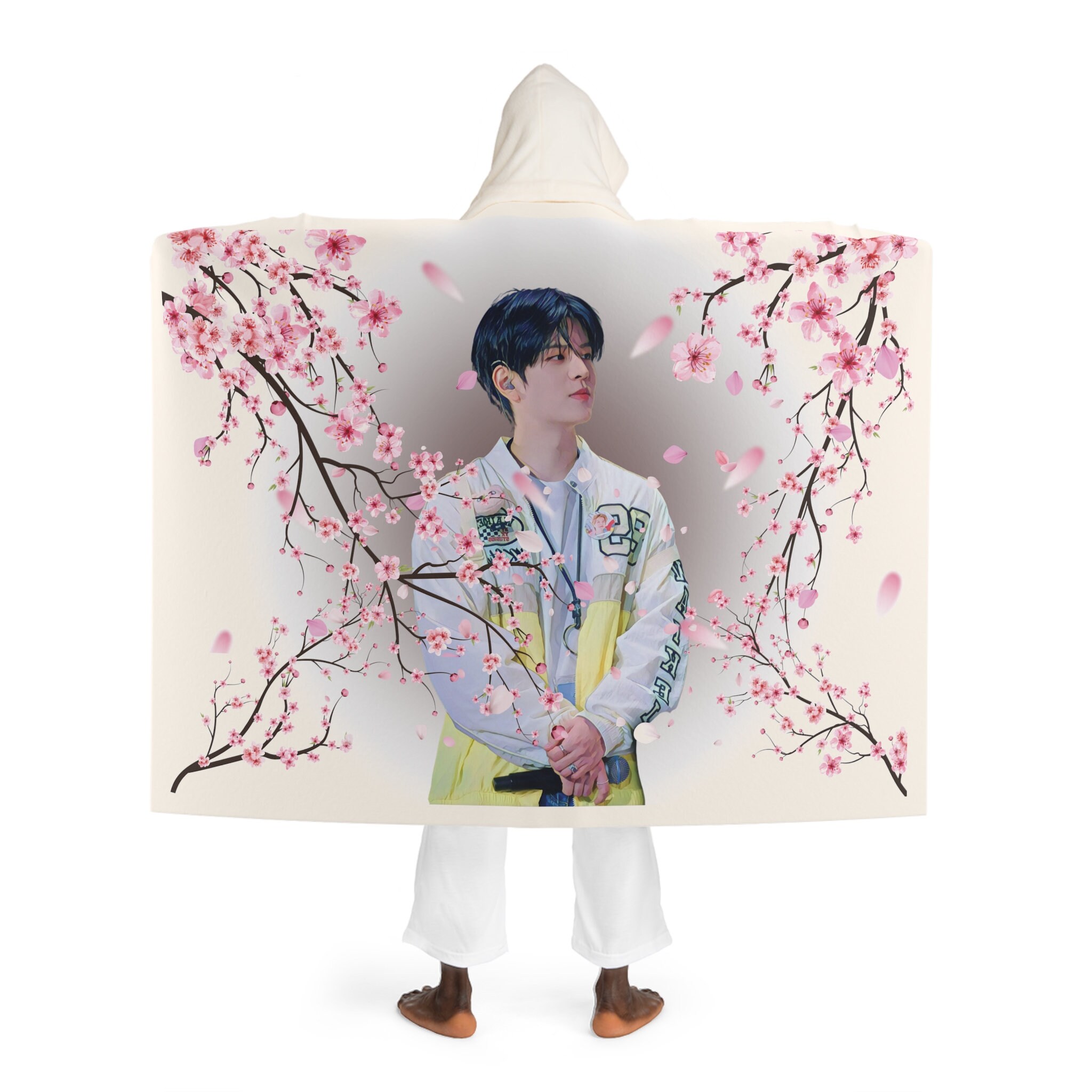 Stray Kids Seungmin Hooded Fleece Blanket | SKZ | STAY | 5-star