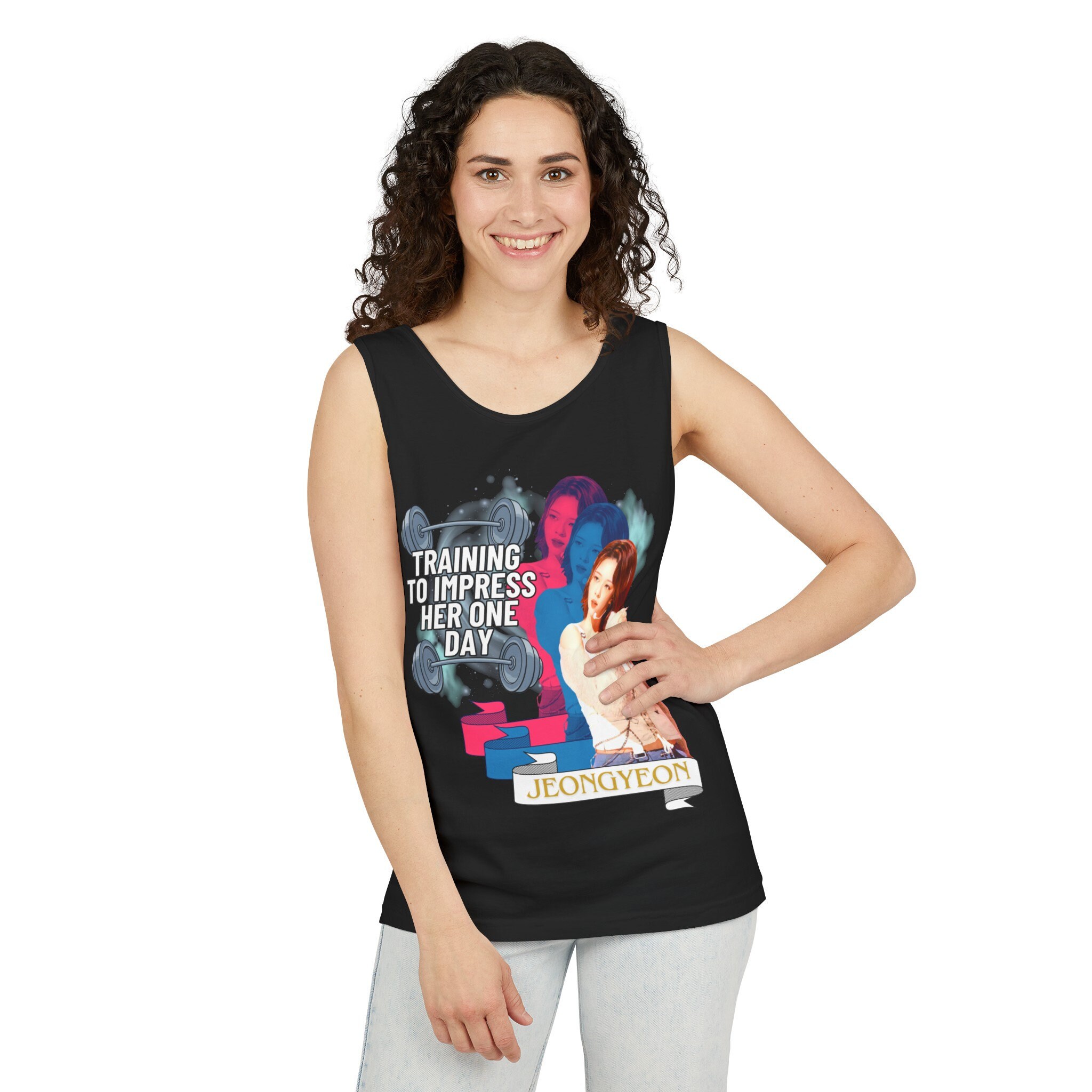 TEAM TWICE JEONGYEON タンクトップ 00 Twice Jeongyeon Tank Top | Once | Workout | Kpop | Gift