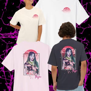 I-DLE Yuqi Oversized Boxy Shirt | Gidle | (G)-Idle | Neverland | Fan-Made | Kpop | Gift | K-pop | Aesthetic | Casual | Street Wear | KCON