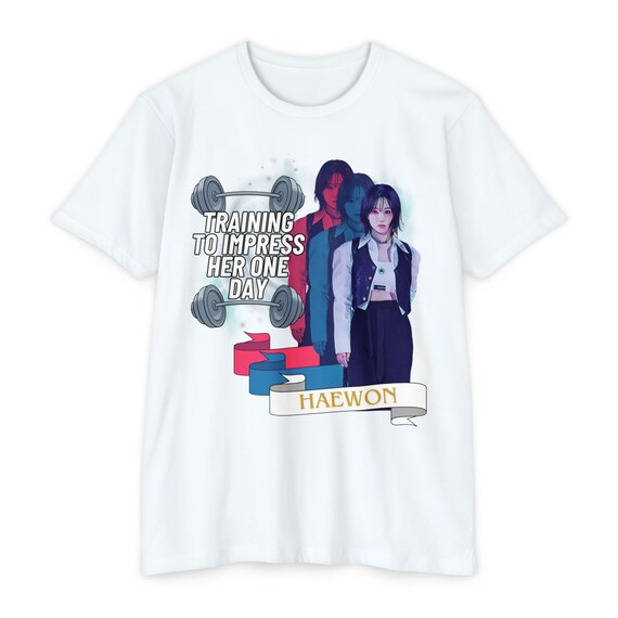 Nsweir HAEWON 02 ユニフォーム NMIXX Haewon Shirt | NSWER | Workout | Kpop | Gift | KCON