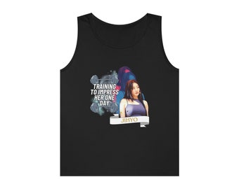 Twice Jihyo Heavy Tank Top | Once | Kpop | Jeongyeon | Nayeon | Momo | Sana | Mina | Tzuyu | Chaeyoung | Dahyun | With You-th | Workout