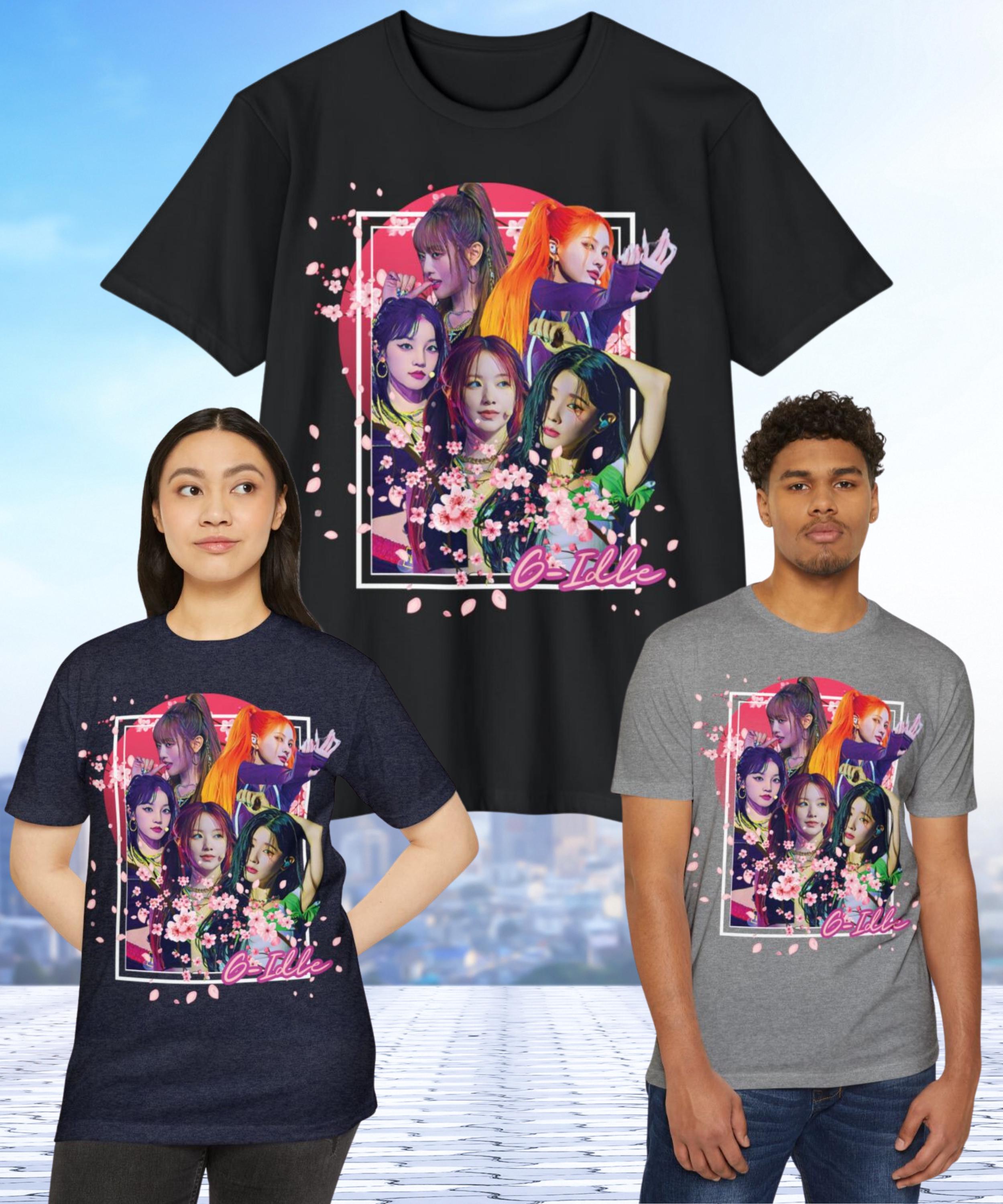 I-DLE shirt | Gidle | (G)-Idle | Neverland | Fan-Made | Kpop | Gift | Art | K-pop | Aesthetic | Casual | Street Wear | Simple | KCON